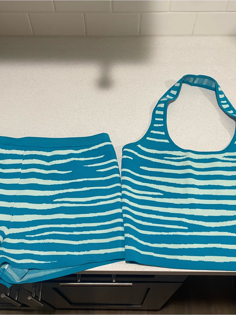 Kulani Kinis Halted Tank Top & Shorts Full Set